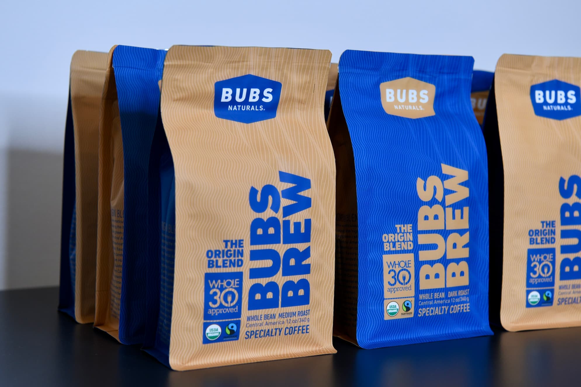 BUBS Brew Origin Blend Dark Roast Coffee